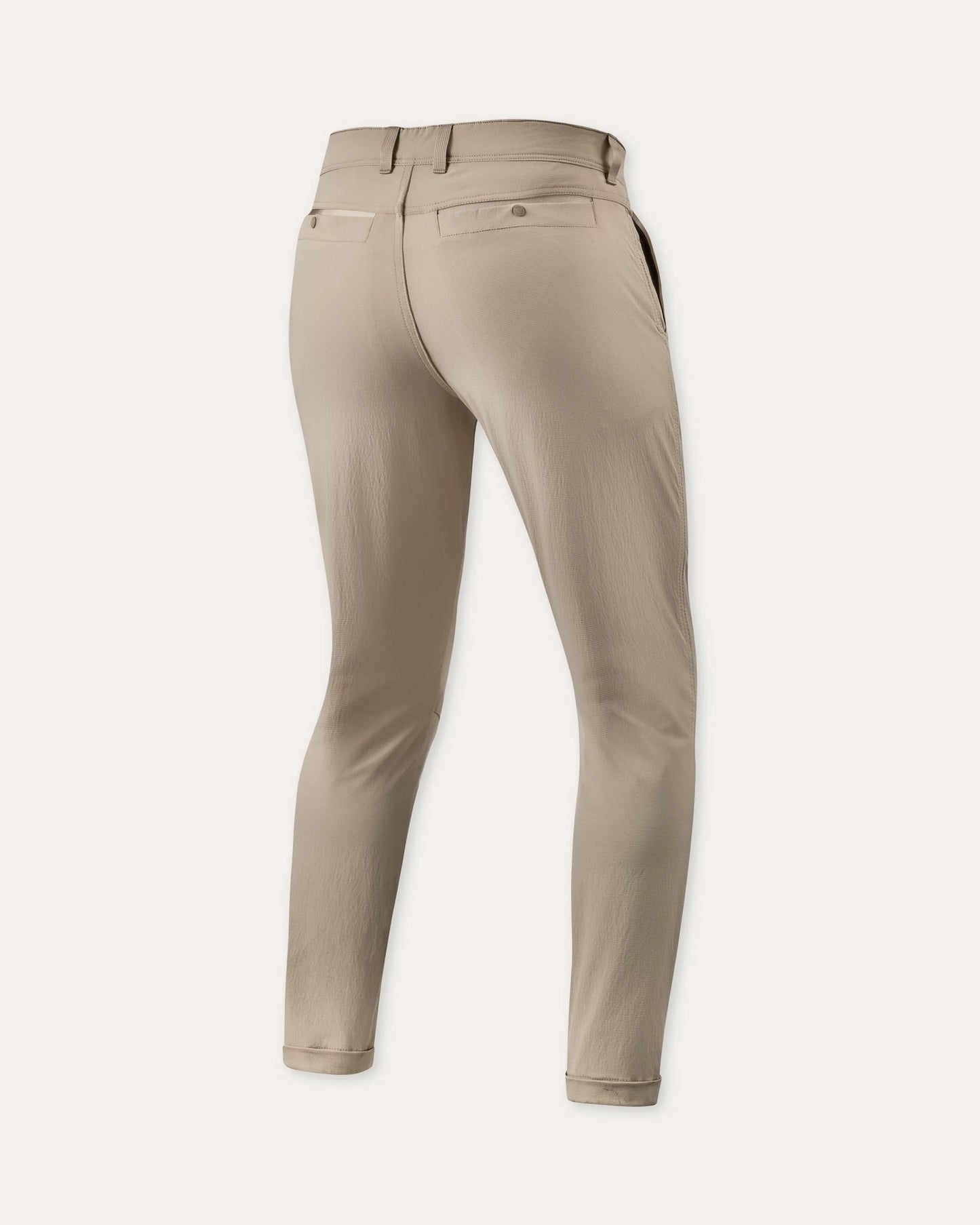 Pantaloni Chino Terry Skinny-Sabbia