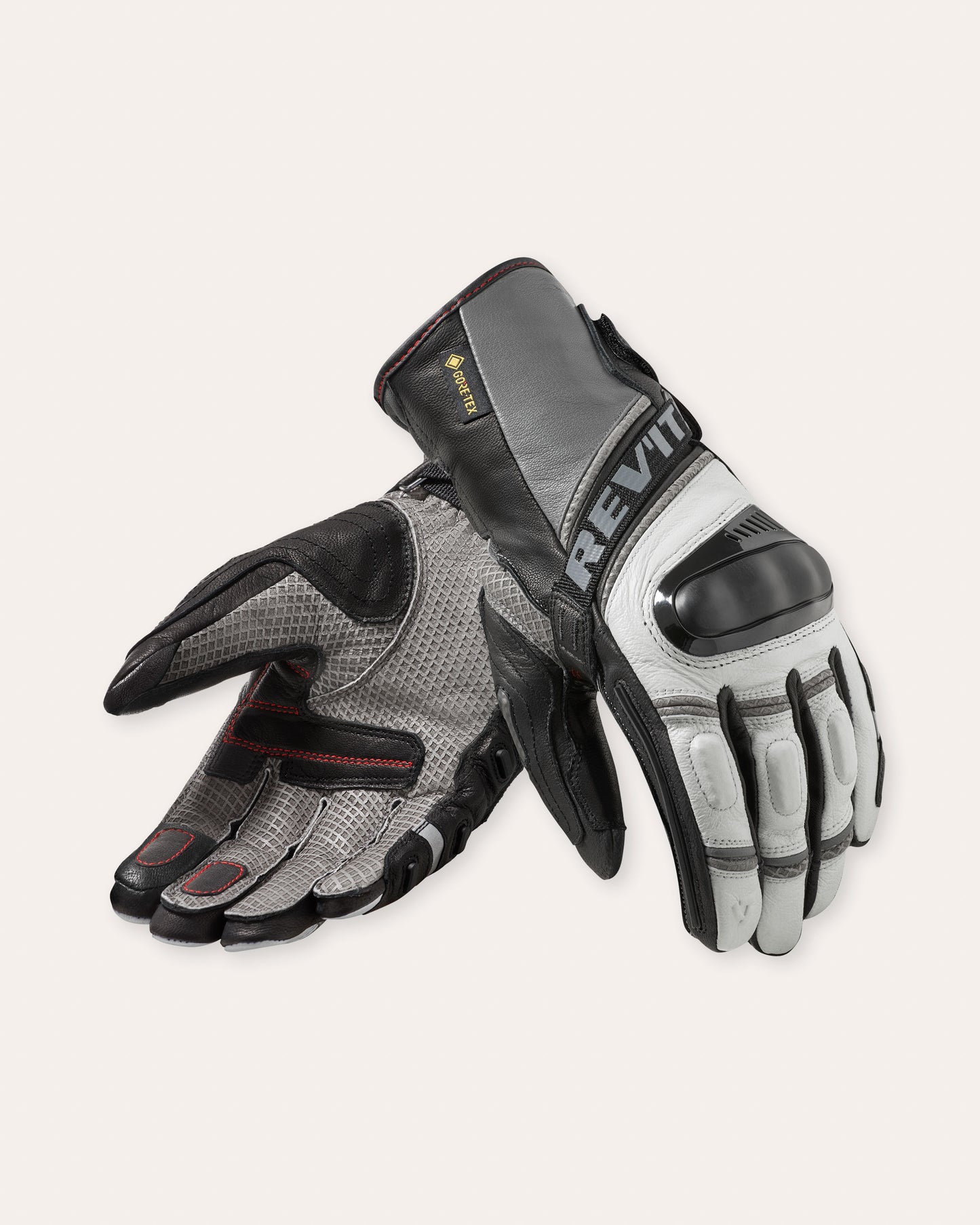 Guanti REV'IT! Dominator 3 GTX Light Grey-Anthracite
