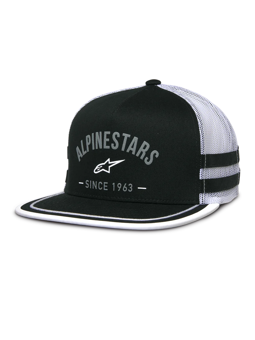 Cappello ALPINESTARS Backline Trucker Nero Bianco Gry