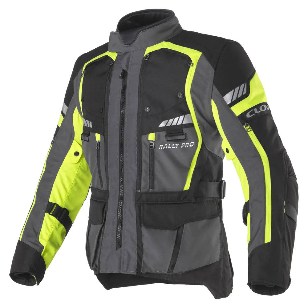Giacca CLOVER RALLY-PRO WP NERO / GIALLO / GRIGIO SCURO