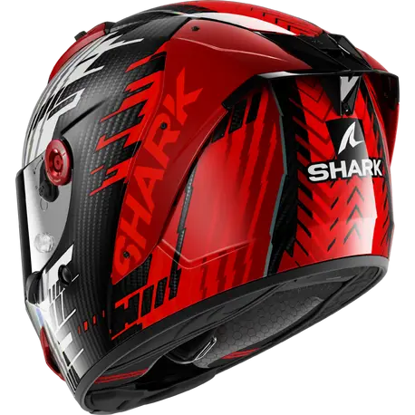 CASCO SHARK AERON EDGY Carbon RED Chrom
