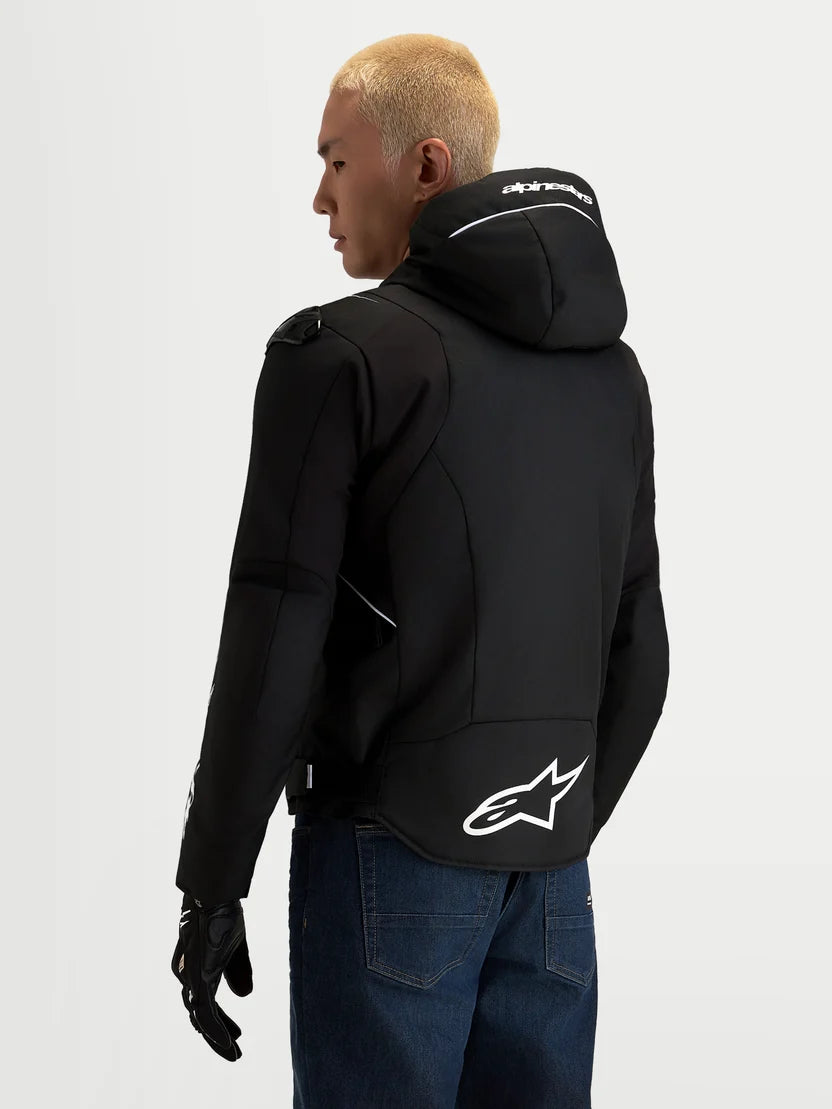 Giacca Alpinestars Zaca V2 Impermeabile-Black White