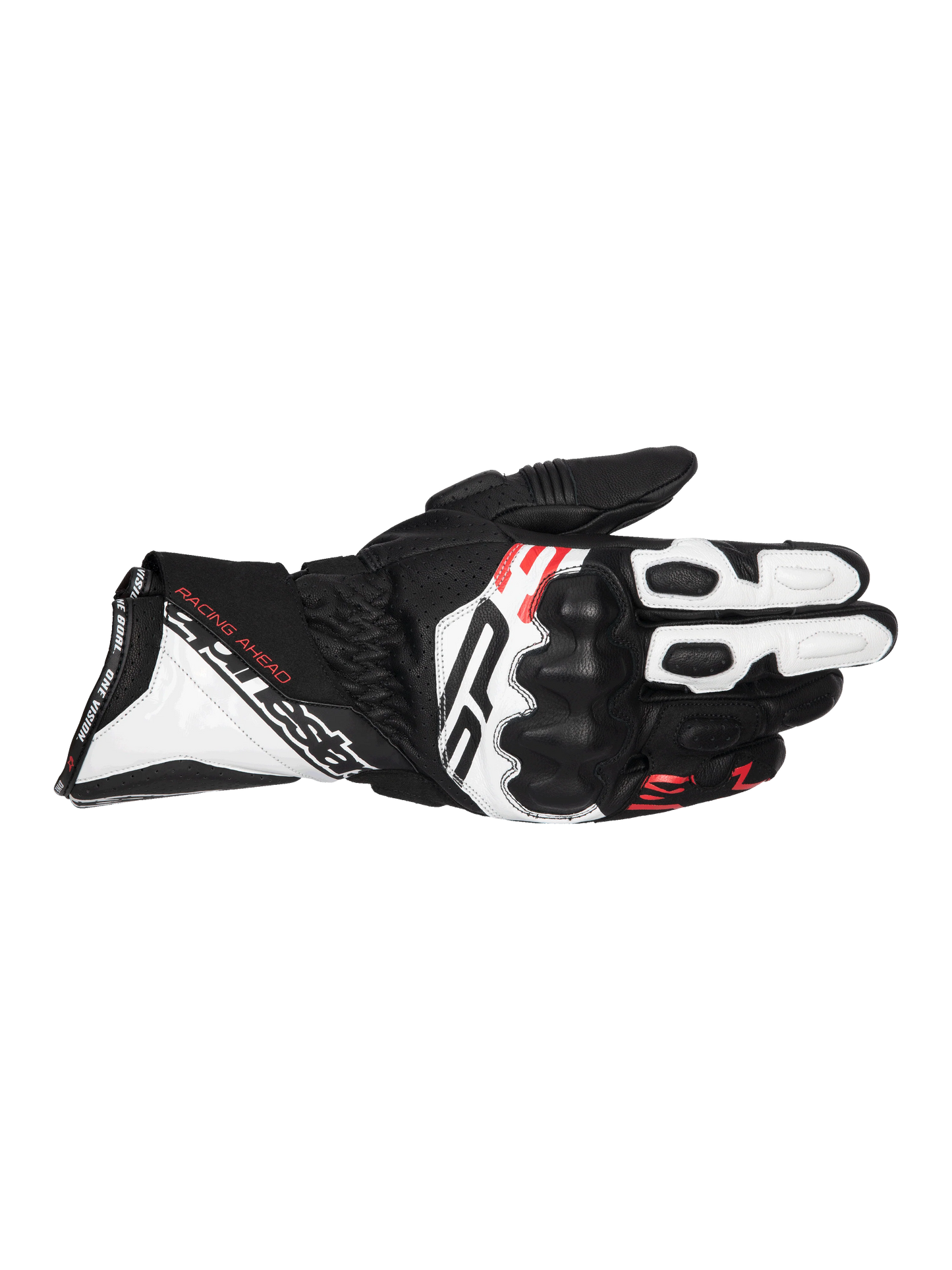 Guanti Alpinestars Sp-3 Black White Red Fluo