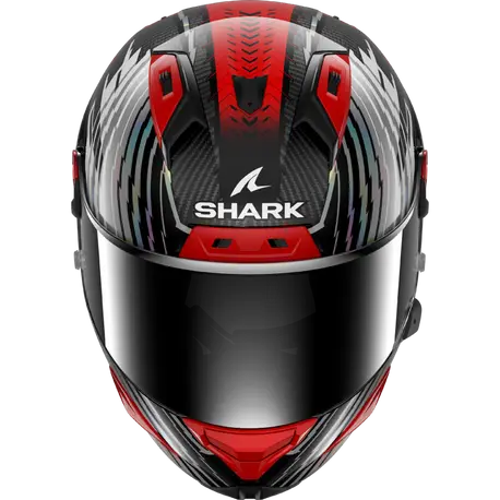 CASCO SHARK AERON EDGY Carbon RED Chrom