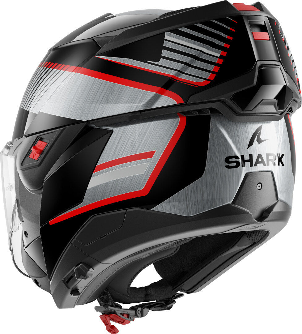 Casco SHARK Ribaltabile OXO SIKTER Black Chrom Silver