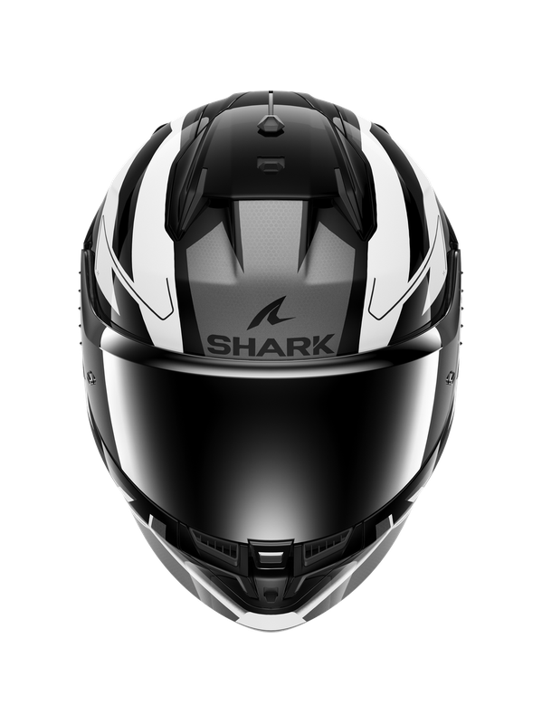 Casco Shark D-SKWAL 3 SIZLER Black White Anthracite