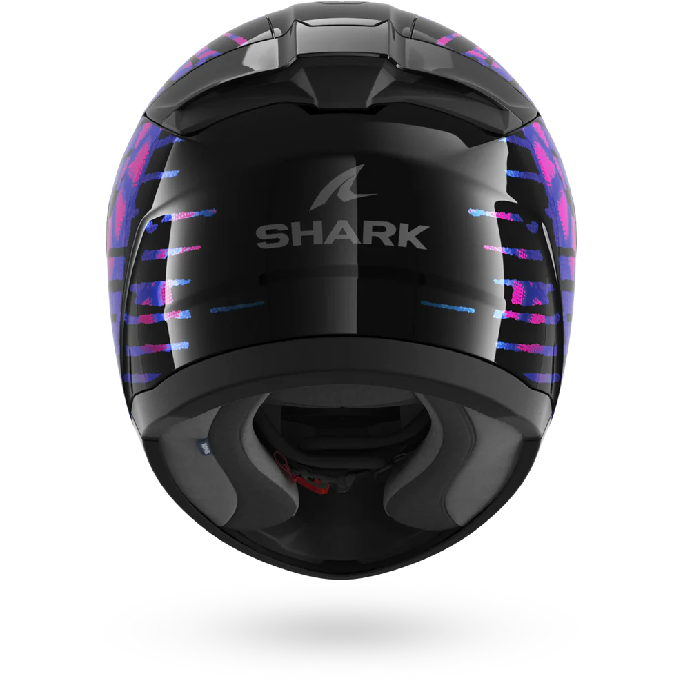 Casco SHARK RIDILL 2 REPTAIA Black Violet Glitter