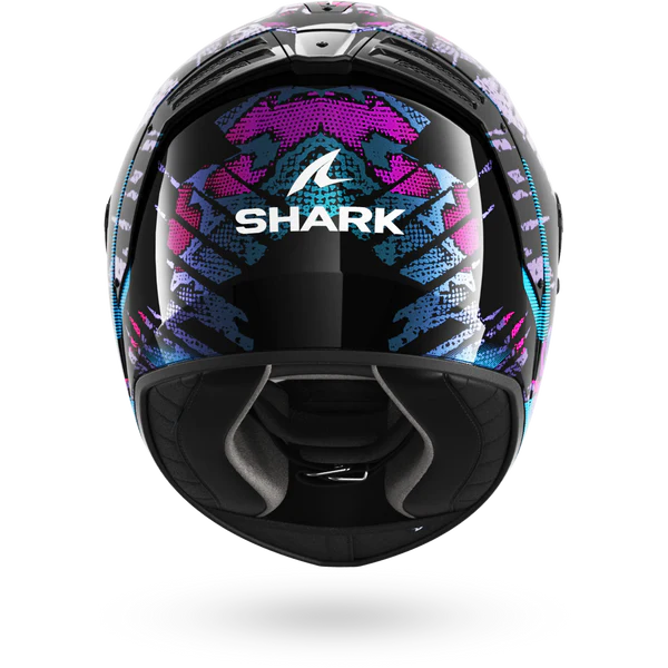 Casco SHARK Spartan RS REPTAIA Black Blue Glitter