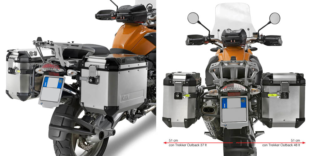 Givi PL684CAM Porta Valigie laterale BMW > R 1200 GS ADVENTURE (06 > 13)