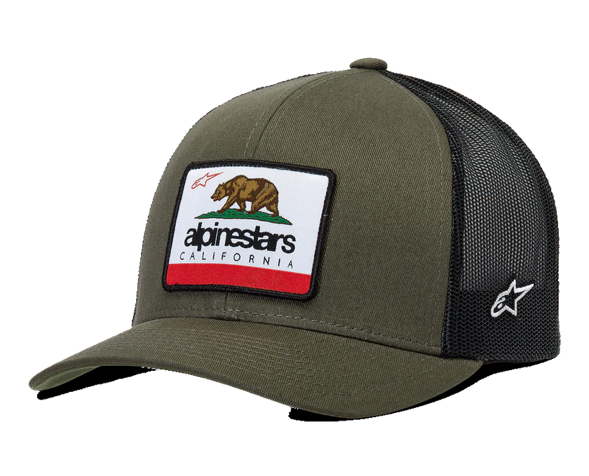 Cappello Alpinestars Cali 2.0 verde militare nero