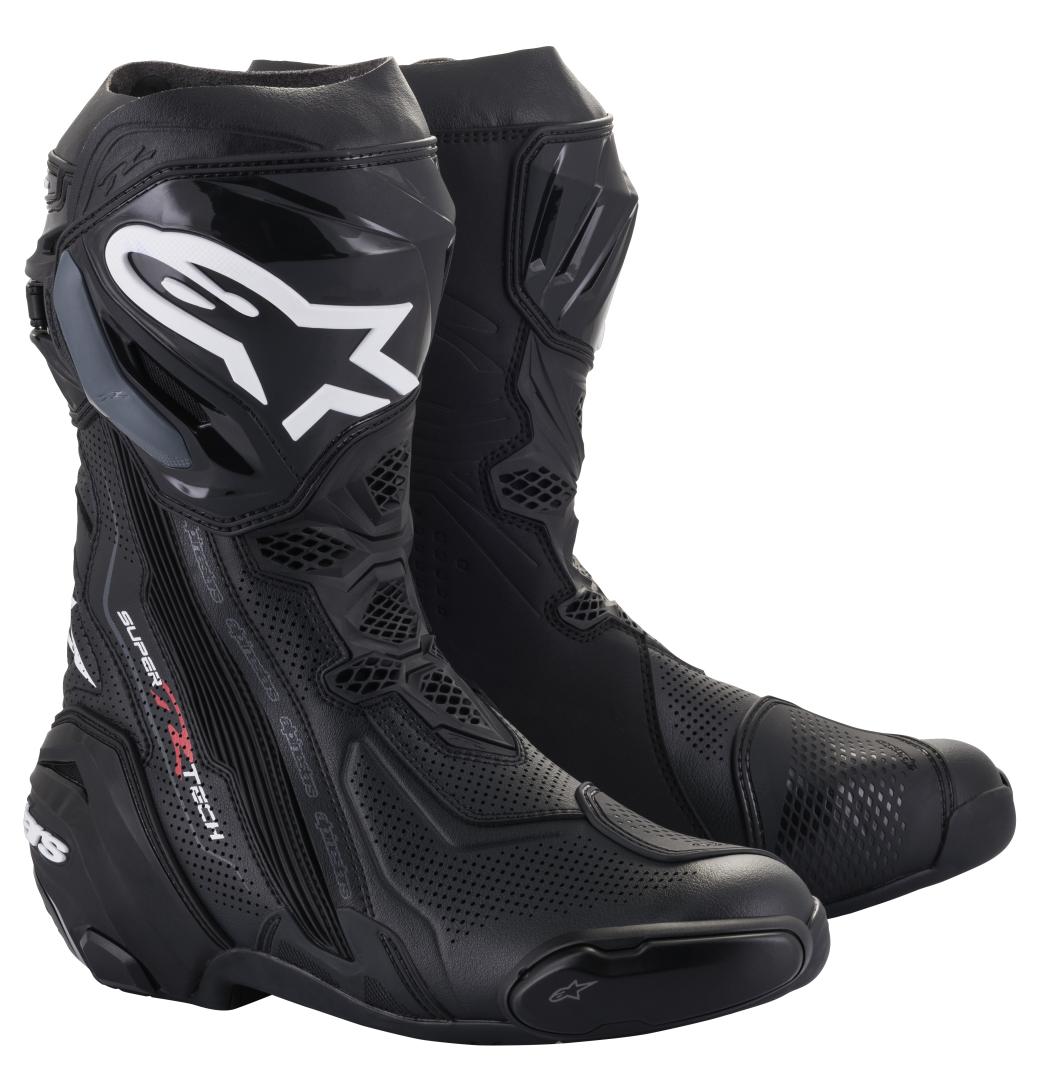 Stivali Alpinestars SUPERTECH R VENTED Nero