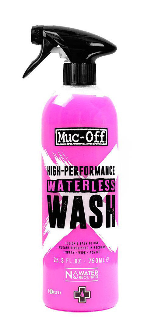 Muc-Off Detergente moto per lavaggio senza acqua  Waterless Wash 750ml