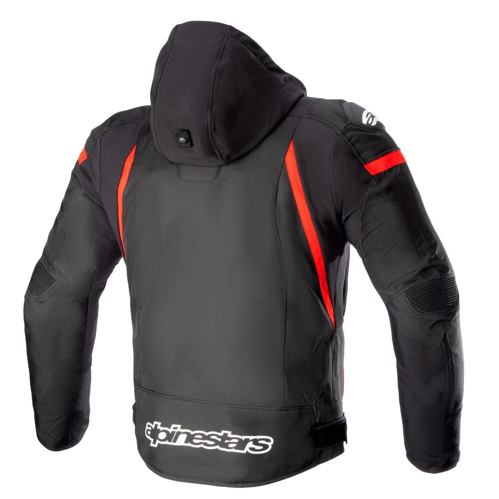 Giacca ALPINESTARS ZACA WP ROSSO BRILLANTE - BIANCO