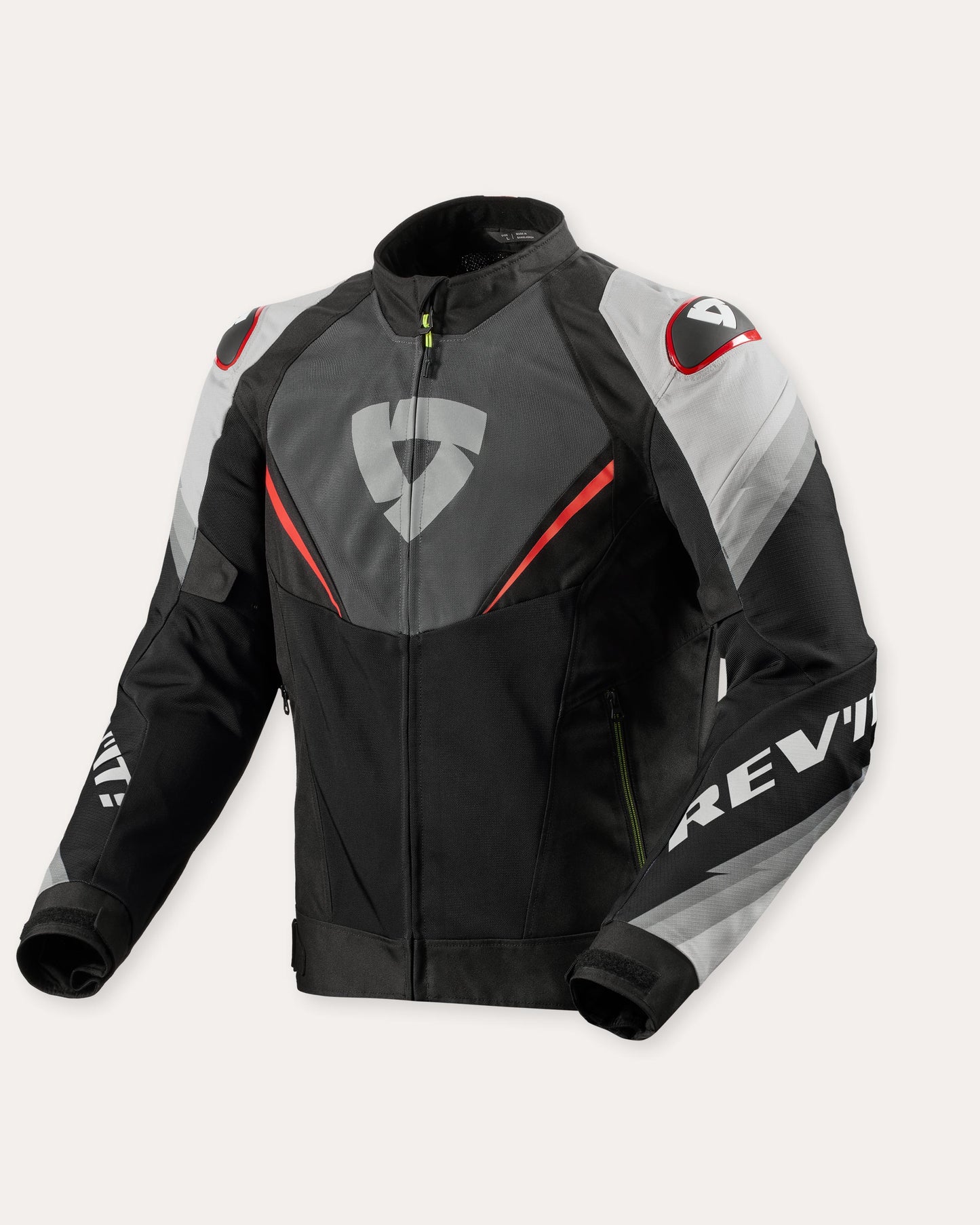 Giacca Rev'it! Quantum 3 Air Grigio Rosso