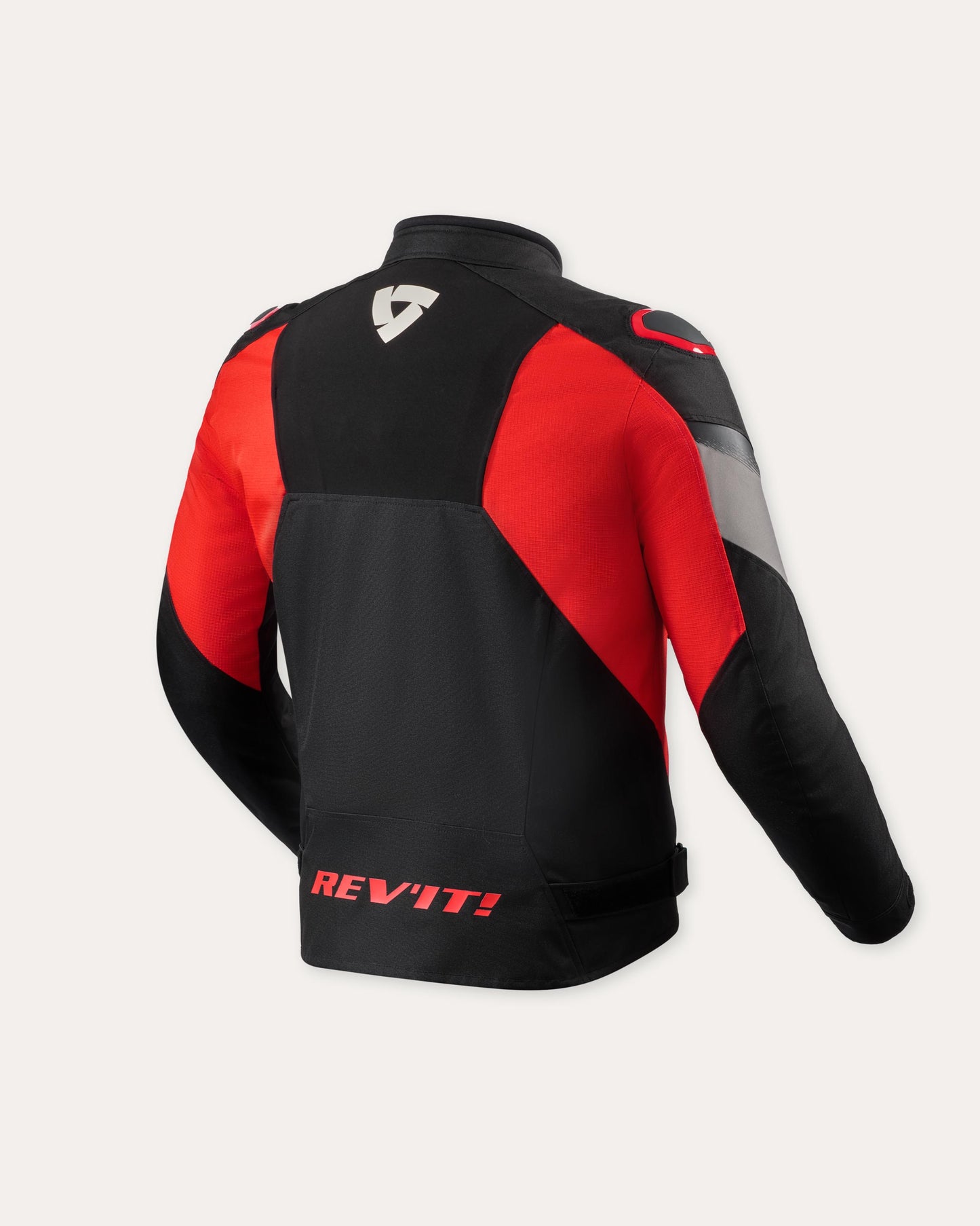 Giacca Rev'it! Control H2O - 1200 - Nero-Rosso