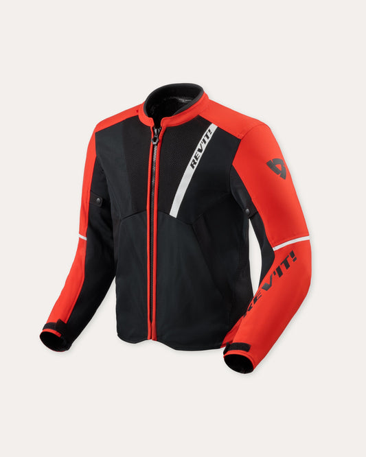 Giacca Rev'it! GT-R 4 Air - Nero-Rosso