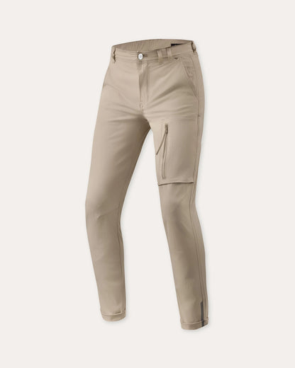 Pantaloni Chino Terry Skinny-Sabbia
