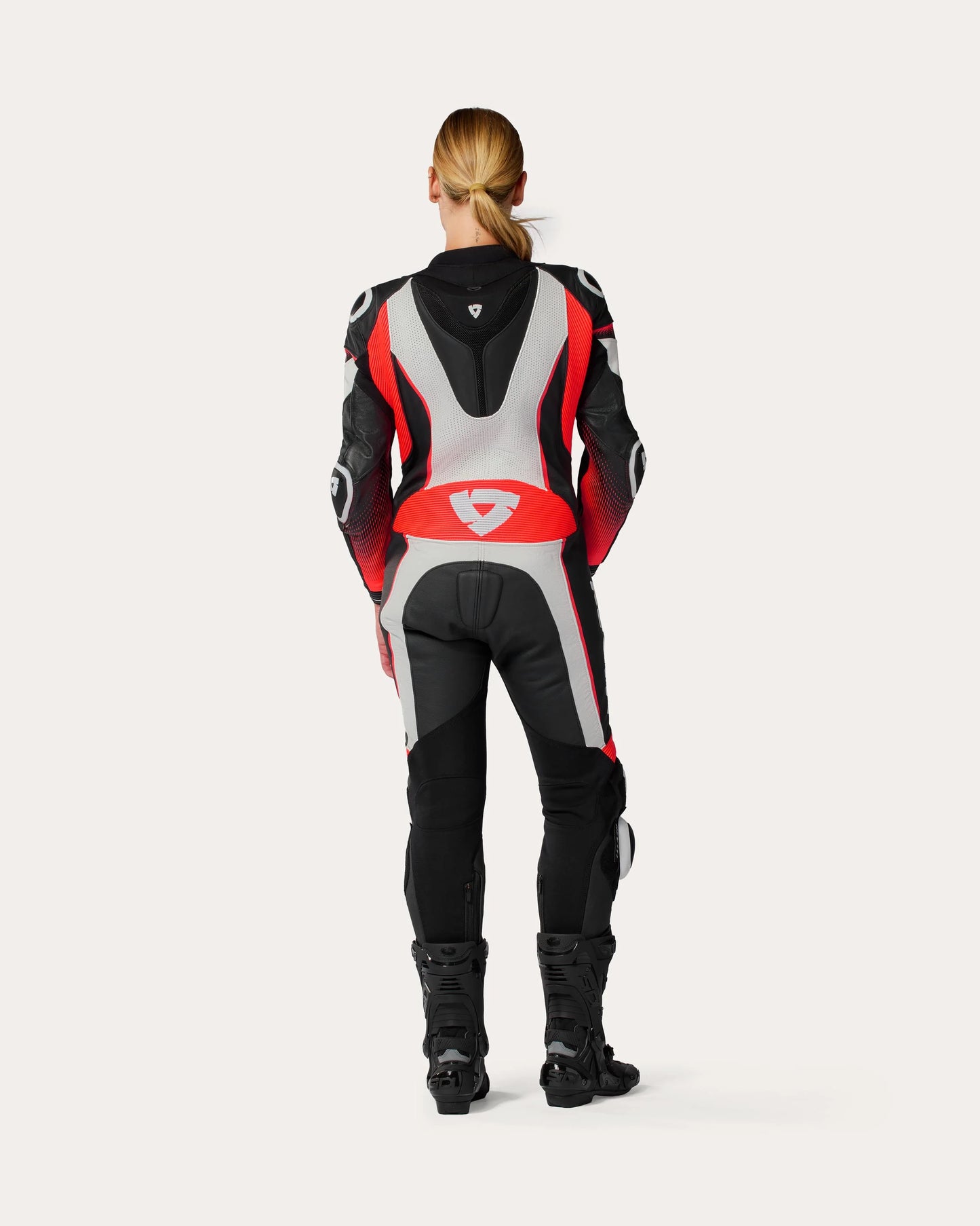 Tuta Intera Xena 4 Ladies Bianco-Neon Rosso