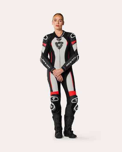 Tuta Intera Xena 4 Ladies Bianco-Neon Rosso