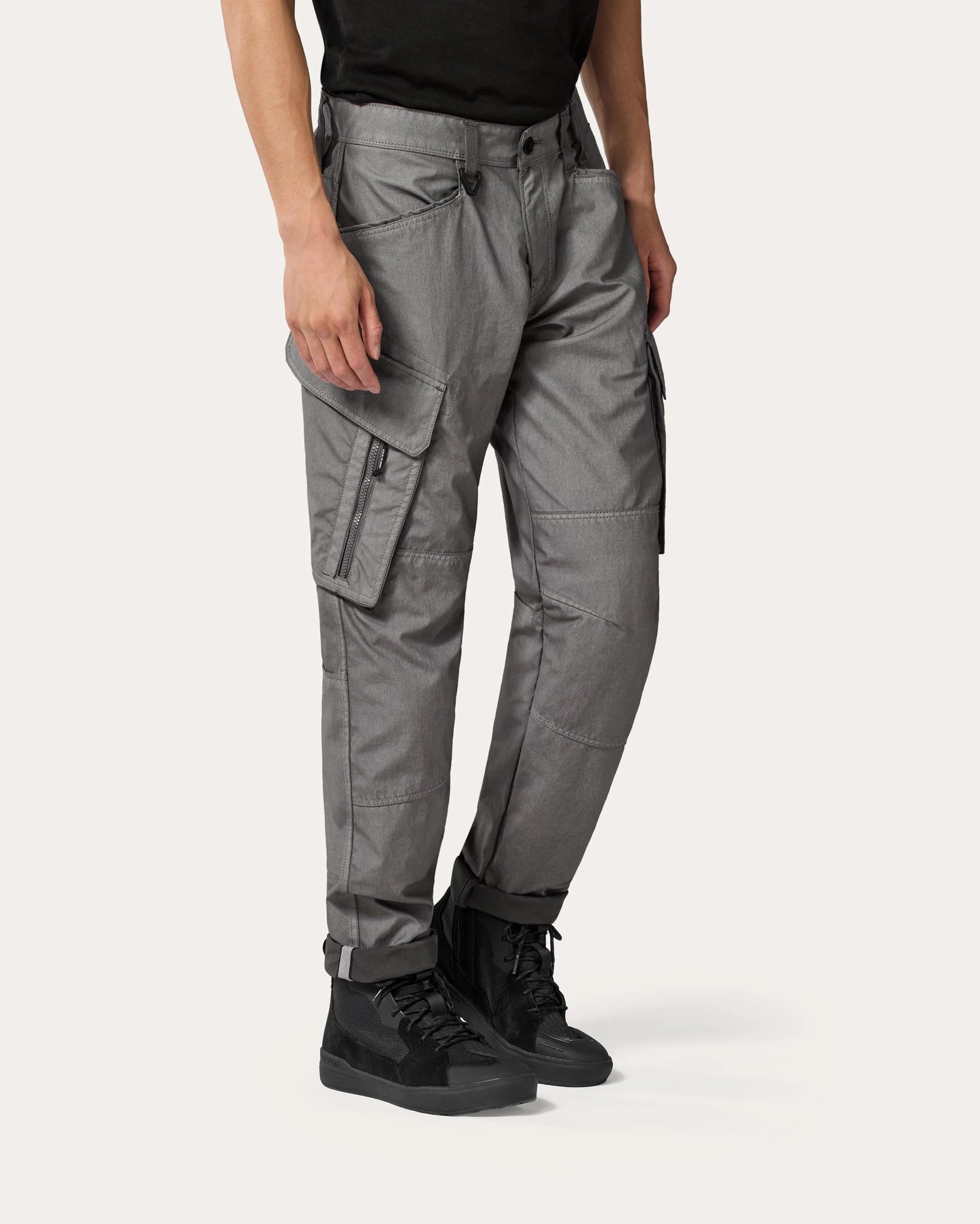 Pantalone Cargo Rev'it! Tristan Tapered-Nero Oliva