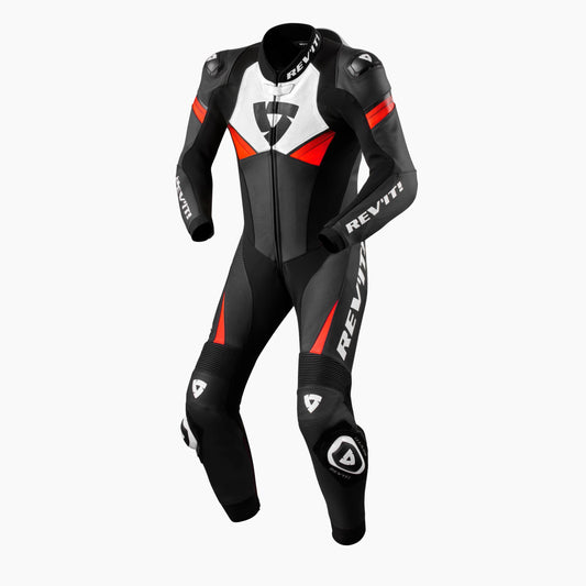 Tuta Intera REV'IT!  Argon 2 NERO-NEON Rosso