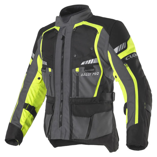 Giacca CLOVER RALLY-PRO WP NERO / GIALLO / GRIGIO SCURO