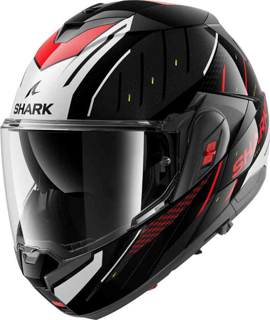 Casco SHARK Ribaltabile OXO RYDGER Black Silver Red