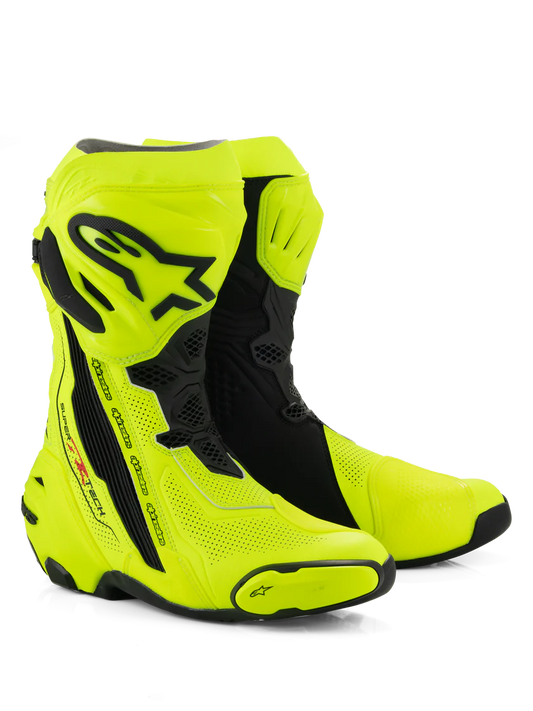 Stivali Alpinestars SUPERTECH R VENTED - Yellow Fluo Black