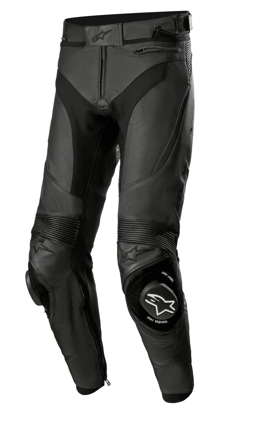 Pantaloni In Pelle Alpinestars Missile V3 Airflow-Black
