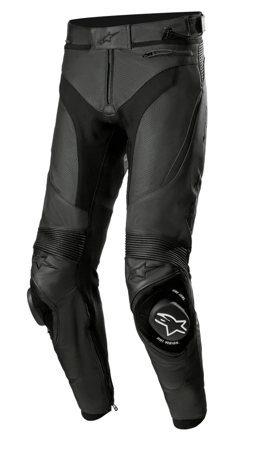 Pantaloni In Pelle Alpinestars Missile V3 Airflow-Black