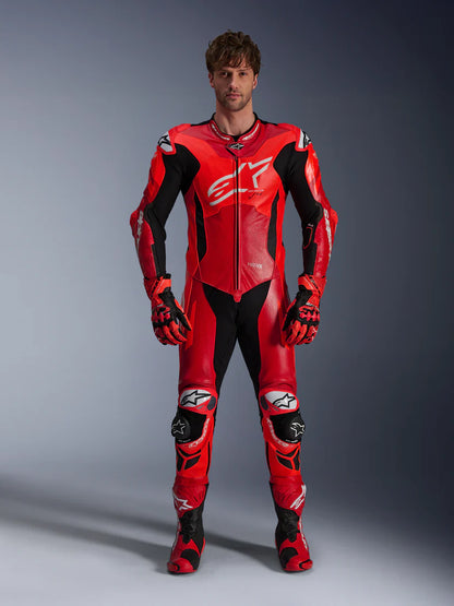 Tuta Alpinestars GP PLUS V4 SPRINT - 3087 - RED FLUO MID RED WHITE