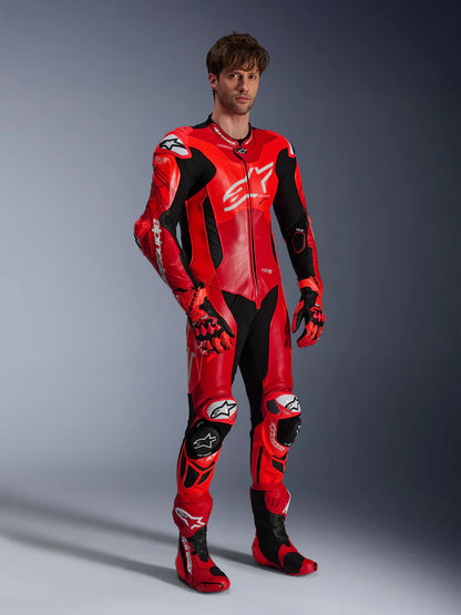 Tuta Alpinestars GP PLUS V4 SPRINT - 3087 - RED FLUO MID RED WHITE
