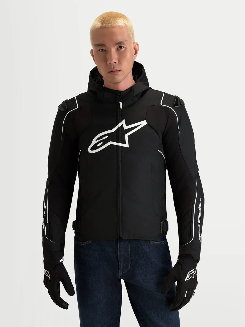 Giacca Alpinestars Zaca V2 Impermeabile-Black White