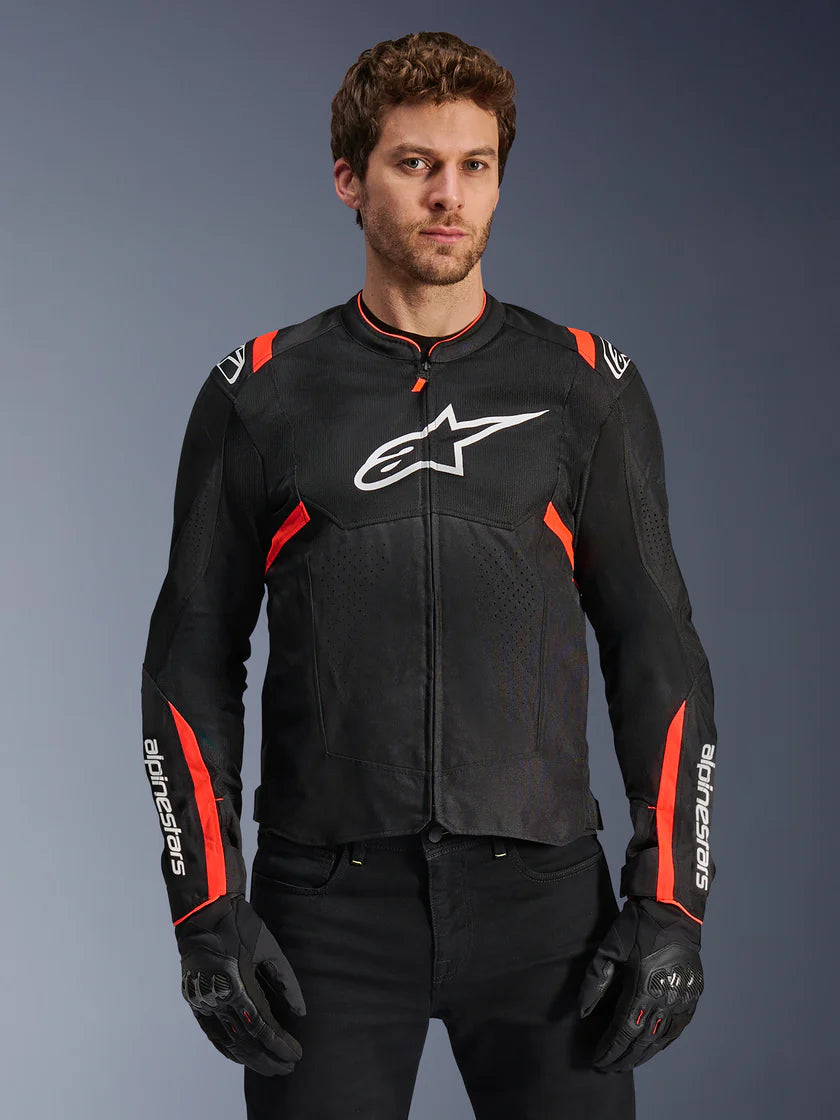 Giacca ALPINESTARS T-SPS Air V2 Black / Red Fluo