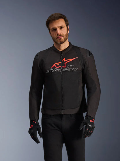 Giacca Alpinestars SMX Air-Black Bright Red White