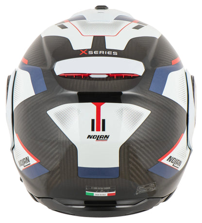 Casco NOLAN X-1005 Ultra Carbon Undercover 43 Carbon / White / Red / Blue / Zephyr White