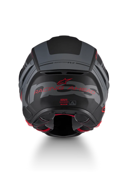 Casco Alpinestars S-R7 A-Core Black Gray Red Matt