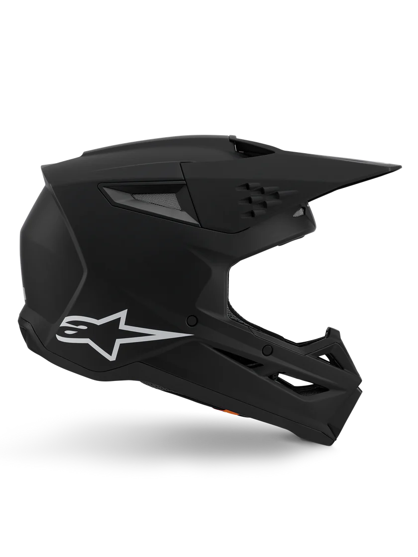 Casco Alpinestars S-M3 Solid ECE06 Nero Opaco