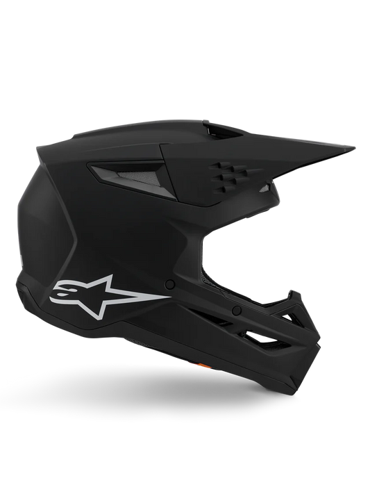 Casco Alpinestars S-M3 Solid ECE06 Nero Opaco