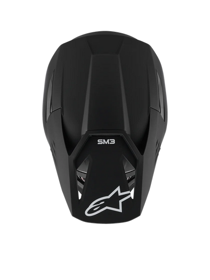 Casco Alpinestars S-M3 Solid ECE06 Nero Opaco
