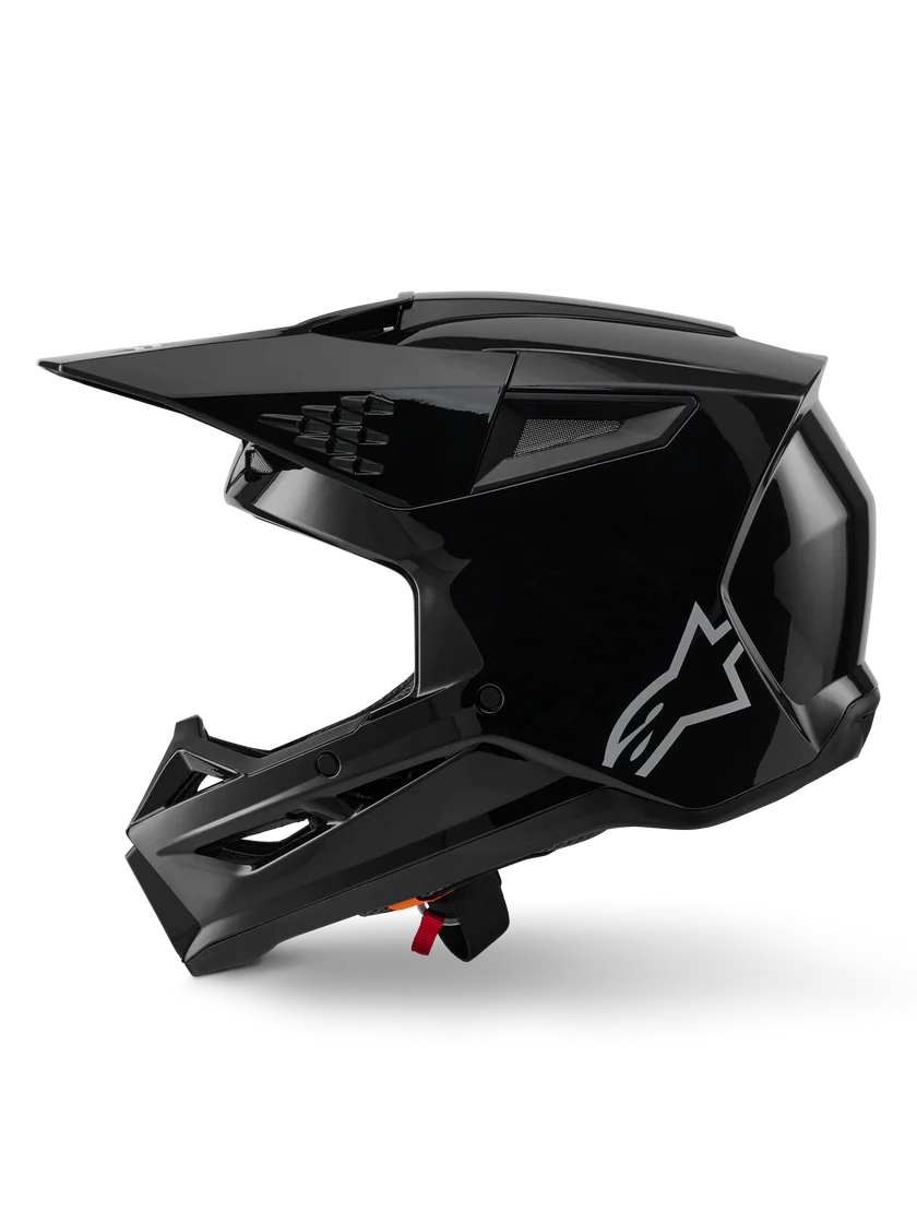 Casco Alpinestars S-M3 Solid ECE06 Nero Lucido