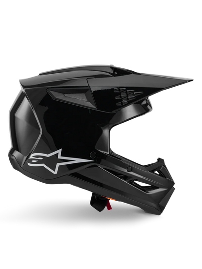 Casco Alpinestars S-M3 Solid ECE06 Nero Lucido
