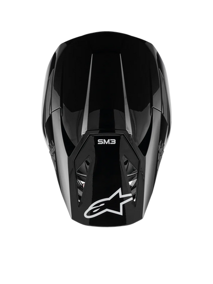 Casco Alpinestars S-M3 Solid ECE06 Nero Lucido