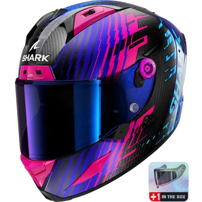 CASCO SHARK AERON EDGY Carbon Blue Chrom