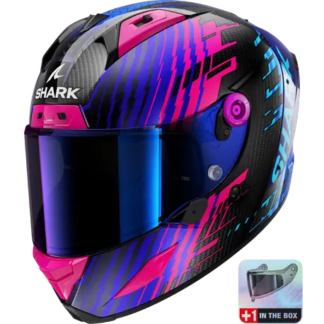 CASCO SHARK AERON EDGY Carbon Blue Chrom