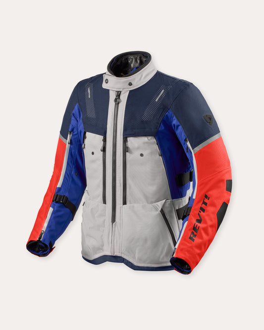 Giacca Rev'it!  Sand 5 H2O Silver - Blu