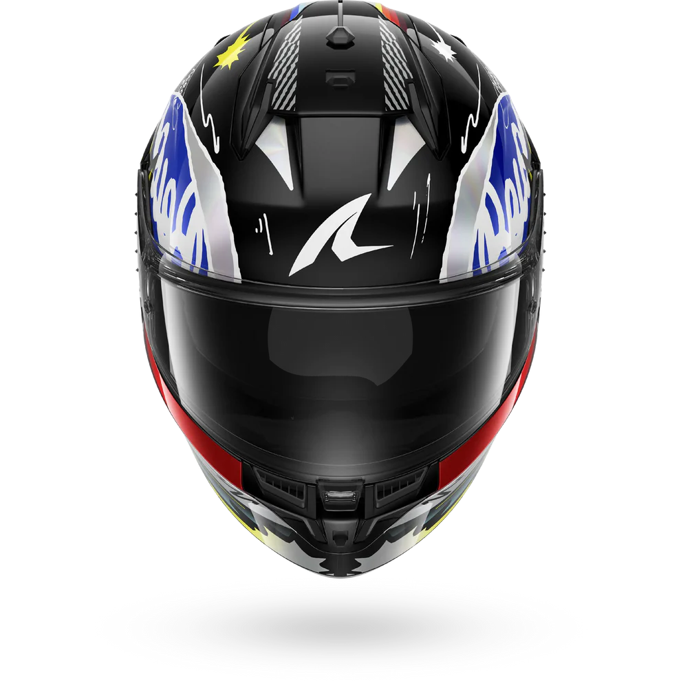 Casco Shark D-SKWAL 3 STREETRUSH Black Blue Chrom