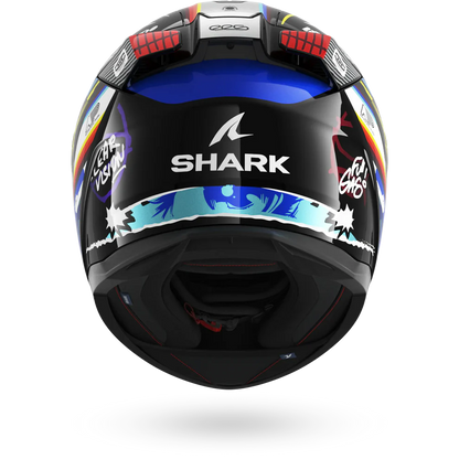 Casco Shark D-SKWAL 3 STREETRUSH Black Blue Chrom