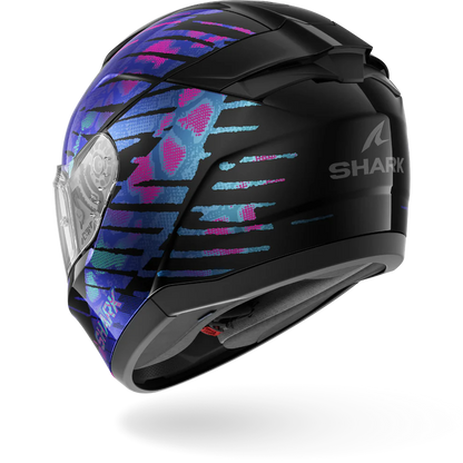 Casco  SHARK RIDILL 2 REPTAIA Black Violet Glitter