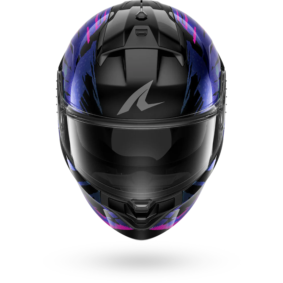 Casco  SHARK RIDILL 2 REPTAIA Black Violet Glitter